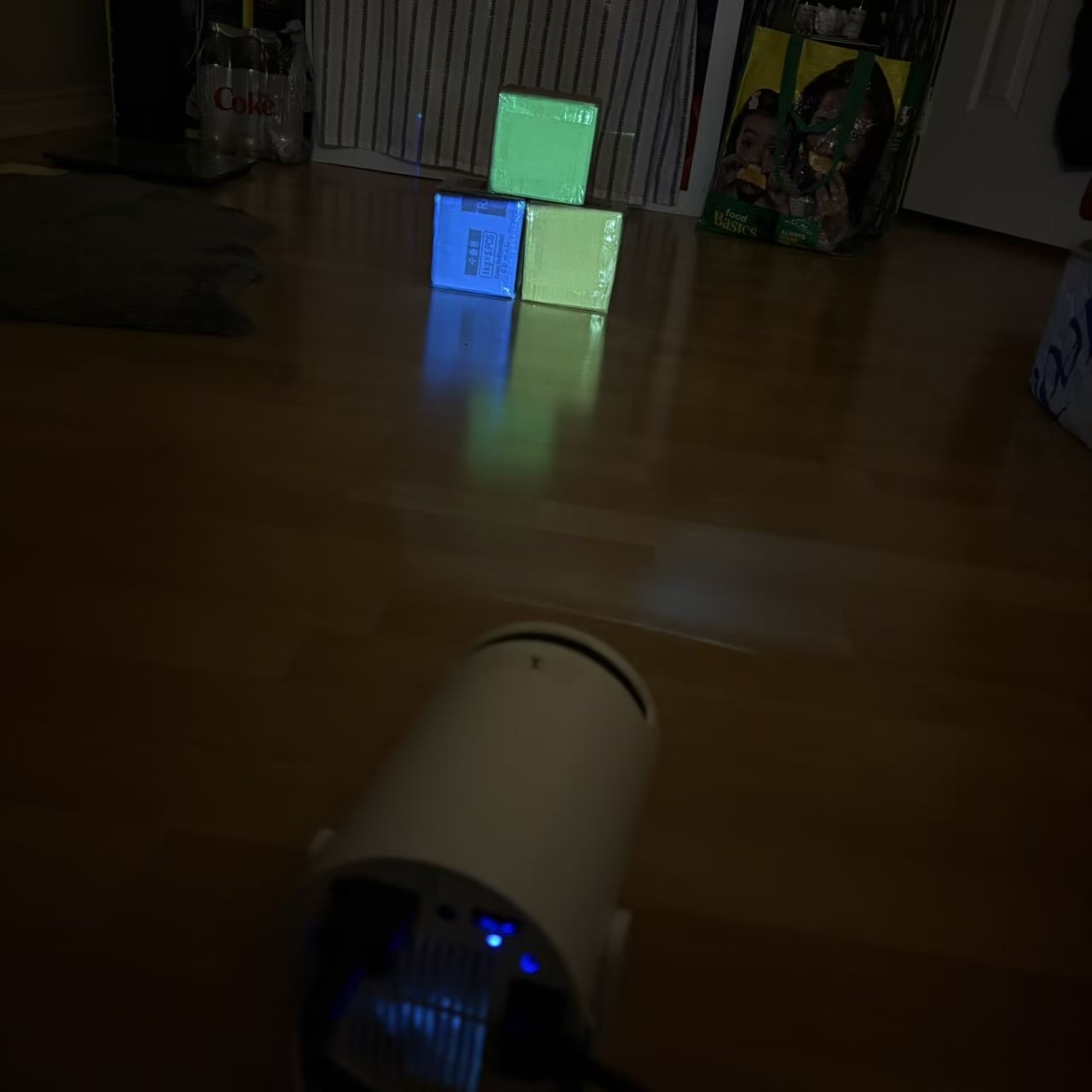 This is how far the projector is away from the object. 