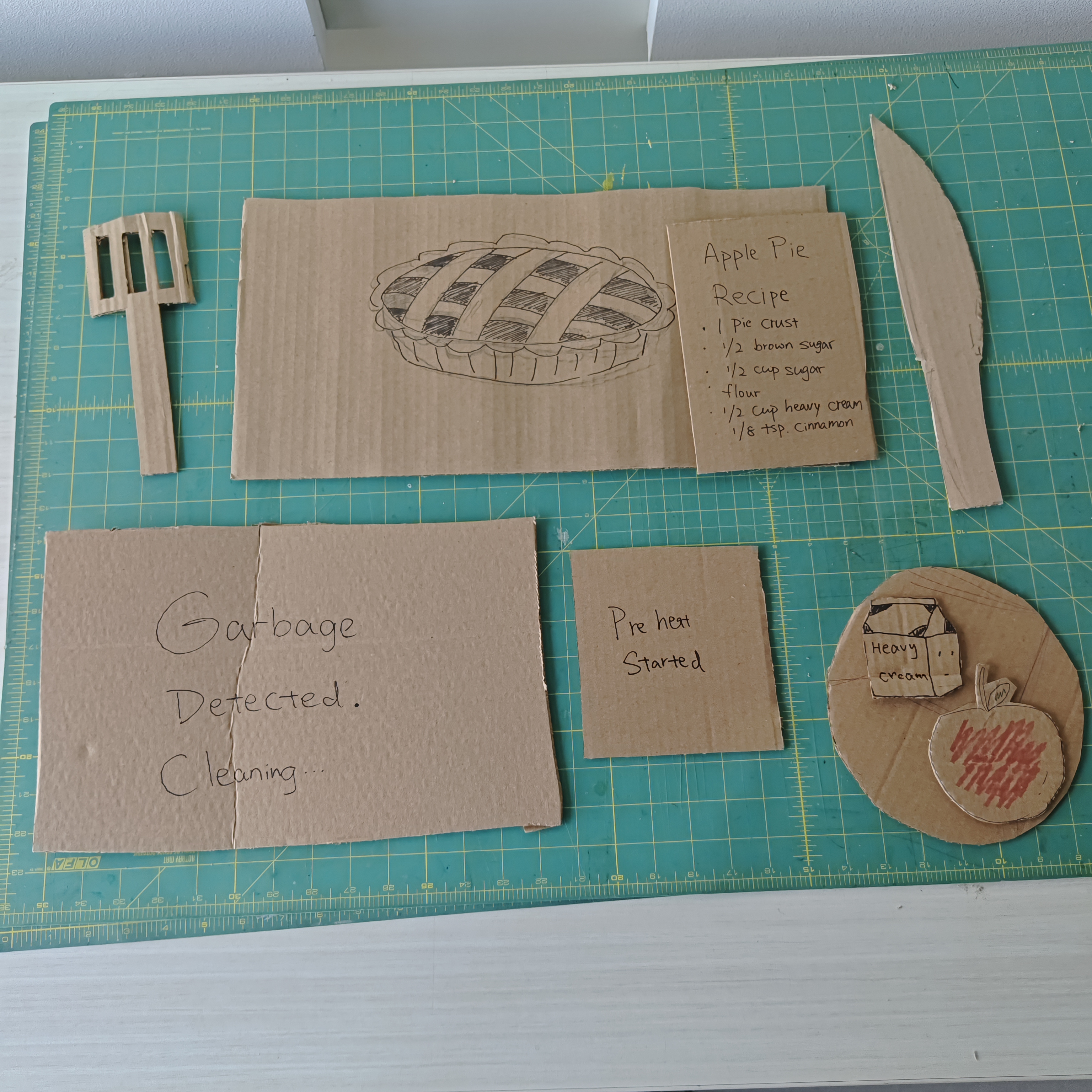 Finished prototypes and ready for presentation.